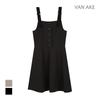 VANAKE Color Block Suspender Dress_Vb38Opud03Z