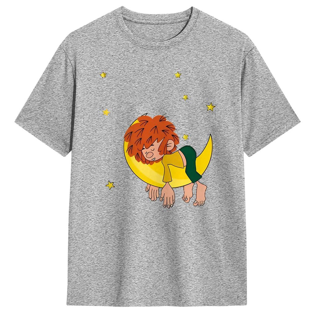 Unisexs PPumuckls TShirts Cotton Tops Summer Vintage Short Sleeve T Shirt O Neck Hip Hop Casual Tshirt