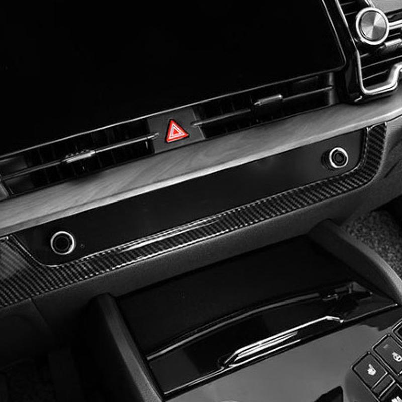 Car Air Conditioning Switch Panel Decoration Cover Frame Stickers For Kia Sportage 2022 2023 NQ5  GT Line HEV