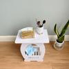 End Table Side Table Nightstand Modern End Table with Storage Shelf for Living Room Bedroom