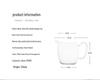 Japanese Thickened Transparent Gongdao Cup: Glass Side-Handle Serving Pitcher for Kung Fu Tea
