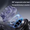 UFO Head Shaver: Men's Electric Hair Clipper & Full Body Washable Haircut Tool