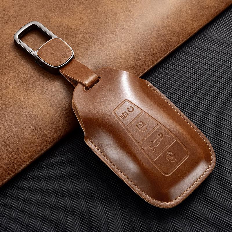 Portachiavi Geely per Emgrand Boyue, Xingyue L, Xingrui, Bin Yue, Bin Rui - Borsa in Pelle con Fibbia Geometrica Pendente