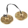 The Eight Auspicious Symbols Tingsha Cymbal Bell Handcrafted Brass Chime Bells  Buddhist
