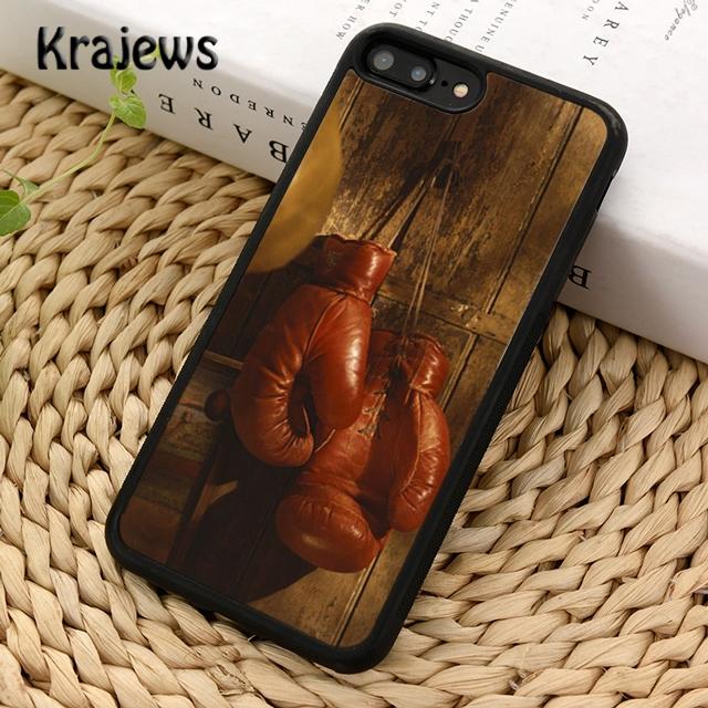 

Krajews Boxing Gloves Hanging on a Wall Soft Phone Case For iPhone 17 Air 16 15 14 plus 11 12 13 pro max coque Fundas iPhone 13