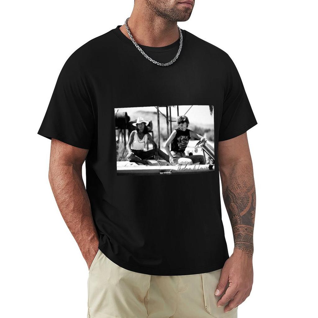 Thelma & Louise T-Shirt Lässig Minimalistisch Kurzarm Top
