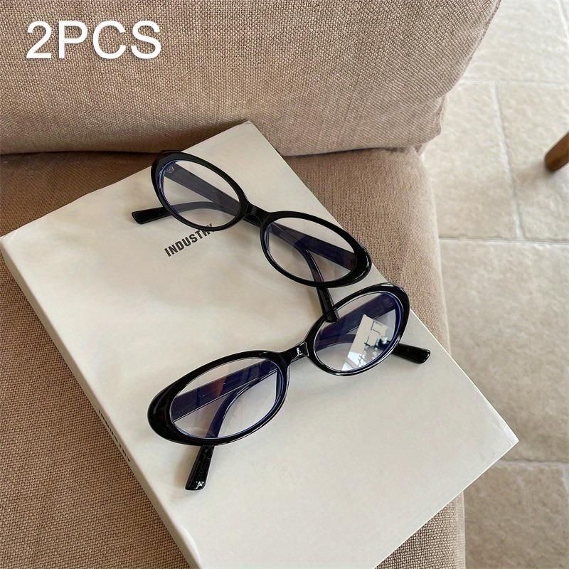 

2/3pcs Anti Blue Light Radiation Glasses Computer Plain Mirror Glasses Eyewear Unisex Black Frame Fashion Eyewear