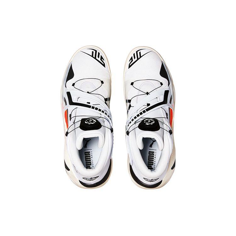 Puma Disc Rebirth White Fiery Coral Men Sneakers 193934-02