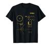 NASA Voyager Golden Record Message Worm Logo Famous T-Shirt