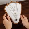 Luxury Necklace Display Stand, Wooden Portrait Model Counter, Pendant Display Stand, Jewelry Display Prop