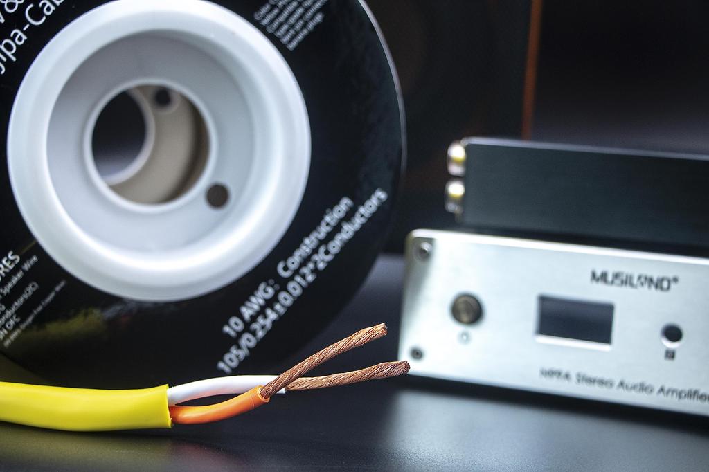 KK Cable Mukjipa-Cable-04 10AWG (Gauge) x 2 Conductor Audio Cable, 5N (99.999%) OFC Oxygen-Free Pure Copper Speaker Cable, 105/0.254±0.012 Core x 2 Co