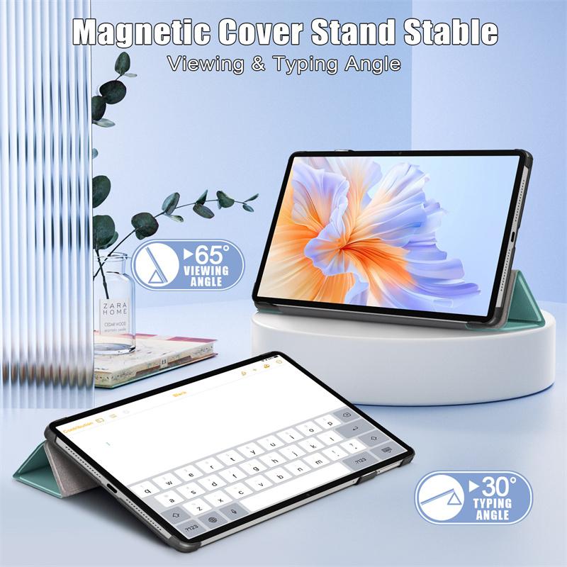 Case for Honor Pad V9 11.5 Inch Trifold Magnetic Leather Hard Smart Cover For Coque Honor V8 11" V8 Pro 12.1" Tablet Case