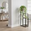 Metal standing flower stand for flowers and plants, 3-level shelf, loft 68