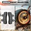 JERBOR 1 Pair of Brake Pads for Tuttio Soleil01 Electric Drit Bike, Front Rear Disc Brake Pad Durable Low Noise Electric Dirt Bike Brake Pads for