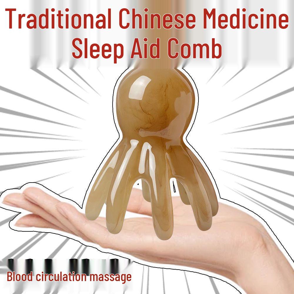 Newcomer Exclusive: 0.01 Shipping - Portable Octopus Massage Comb for Head Therapy