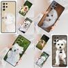 Maltese Dog Cell Phone Case for Samsung Galaxy S26 Ultra S25 S24 S23 S22 S21 S20 Note10 Cover