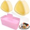 Non Stick Sushi Mold Maker Triangle Rice Mold Portable Food Press