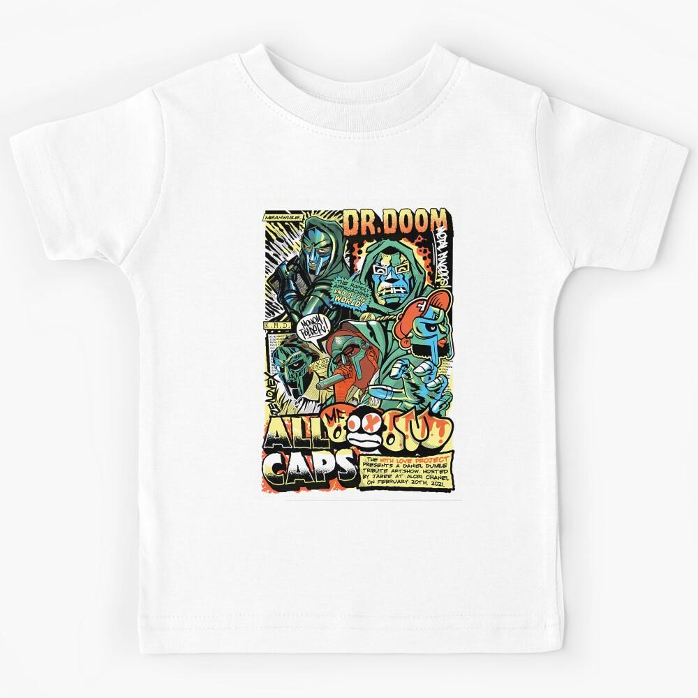 Vintage Rapper Music Singer Album Logo Kids T-Shirt 110