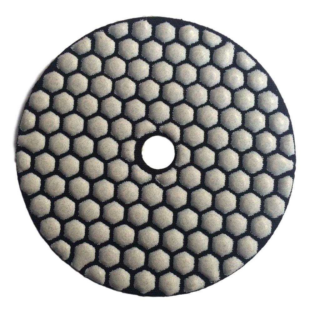 Konfor 100mm Diamond Polishing Pads, Dry Grinding Cutter for Marble and Granite, Pack of 7