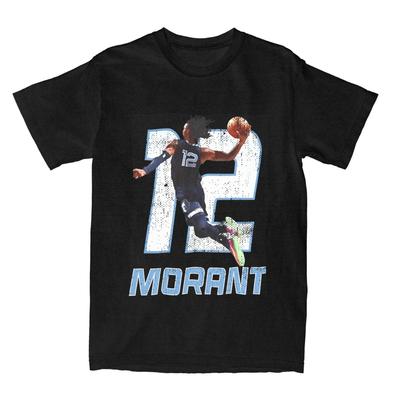 Man T-Shirt Ja Morant 12 T Shirts Fashion Basketball Player Summer Tee Shirt Awesome Printed Cotton Clothes Birthday Gift
