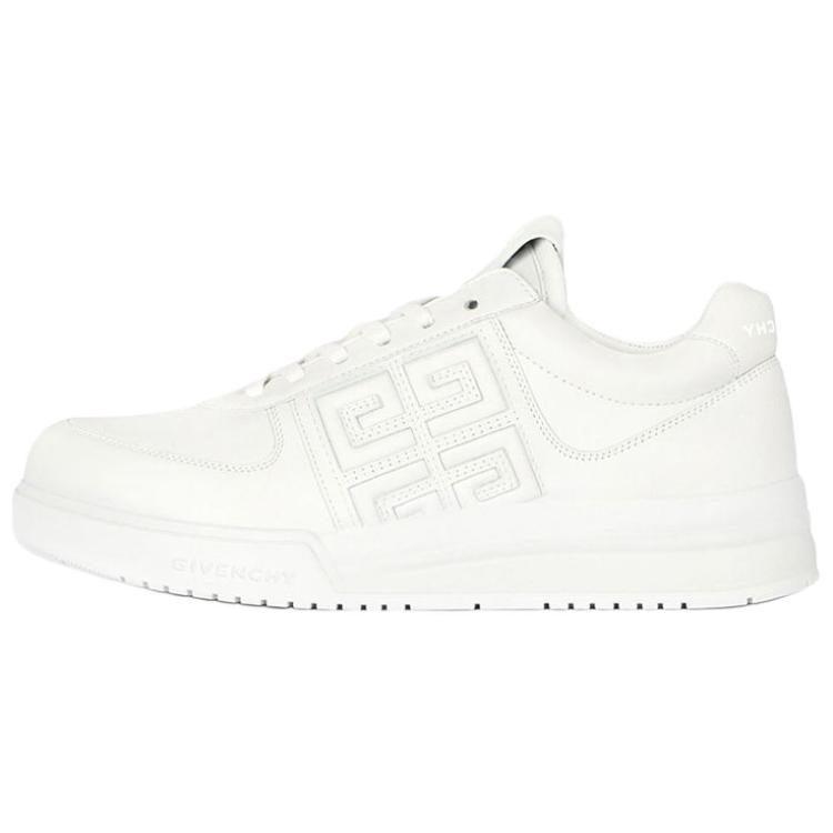 Givenchy White G4 Leather Low-Top Sneakers BE0030E1L9-100