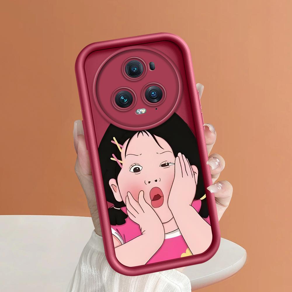 

Мягкий силиконовый квадратный чехол с рисунком лестницы для телефона, полное покрытие, противоударный защитный резиновый чехол для камеры для Huawei Honor Huawei P50 Pro темно-красного