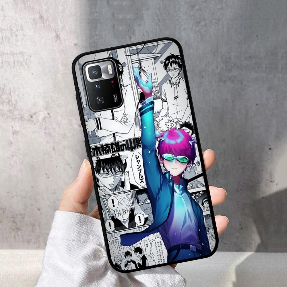 Saiki Kusuo No Psi Nan Phone Case For Redmi Note 4 X 5 A 6 7 8 T 9 9S 10 11 11S 11Epro Poco M3 Pro