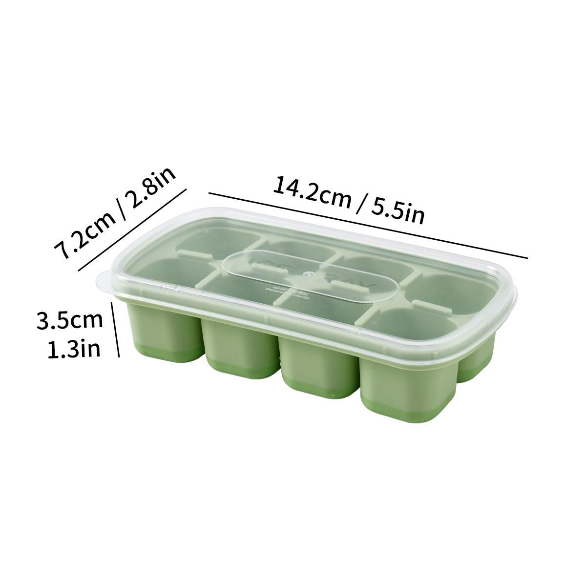 

Mini Silicone Ice Cube Tray With Lid Reusable 8 Grids Ice Mold Kitchen Bar Tools Square Ice Cube Mould For Whisky Cold Drink