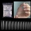 XXL Extra Lange Nagelspitzen C-Kurve Quadratische Falsche Nägel Halbe Abdeckung Acrylnagel T