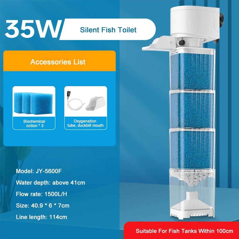 Powerful Fish Tank Filter Oxygenation Power Aquarium Filter for Saltwater Freshwater System