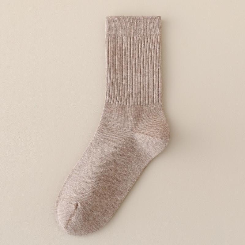 33% Wool Socks, Mid-Leg Socks, Warm In Winter, Fleece Thickened, And Brushed Boneless Stockings Inside