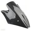 Motorcycle aftermarket tall windshield, dual bubble windscreen, air deflector, compatible with Kawasaki Z1000 2010-2013