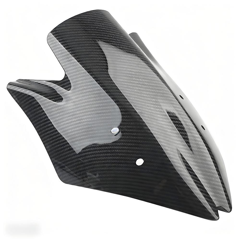 Motorcycle aftermarket tall windshield, dual bubble windscreen, air deflector, compatible with Kawasaki Z1000 2010-2013