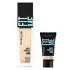 Fit Me Foundation Leno 30ml + Mini Foundation 5ml Set, 110 Porcelain, 112 Natural Ivory (mini Foundation), 1 Set