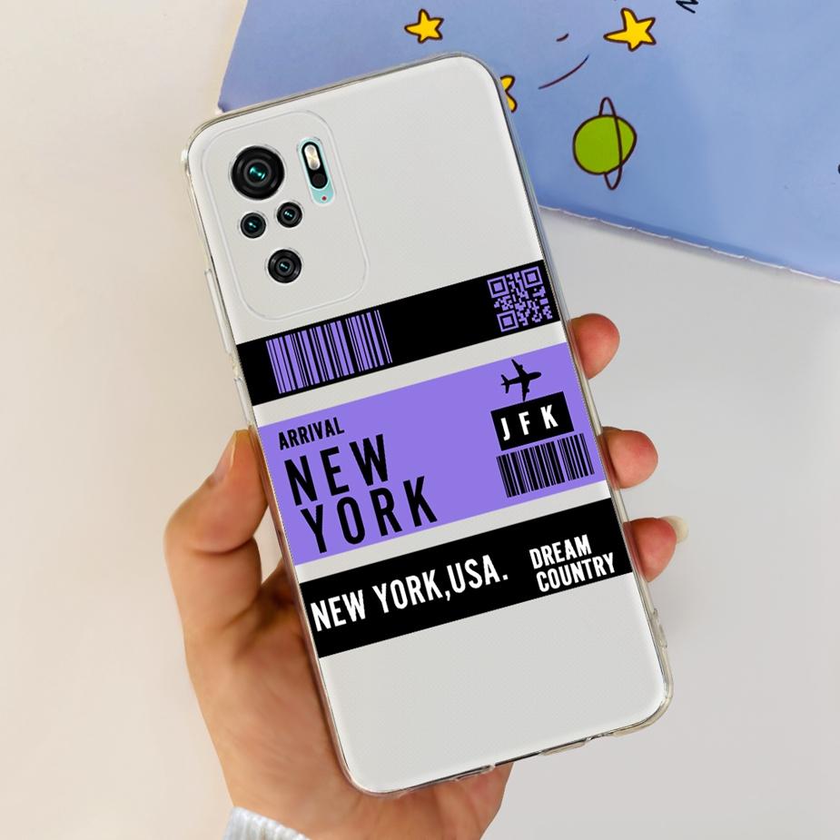 For Xiaomi Redmi Note 10 4G Case Redmi Note 10S Luxury Painted Cover Cases For Xiaomi Redmi Note 10 Pro Max Note10 S Soft Fundas