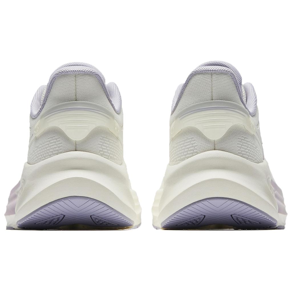 New Anta Cushioning Anti-Slip And Wear-Resistant Height Increasing Low-Top Running Shoes Women's White Purple 922515511-1