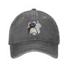 Pingu Pinga Penguin Tv Denim Fabric Cap Casual Baseball Caps Adjustable Hat Summer Unisex Baseball Hats