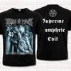T-shirt "The Principle of Evil" dei Cradle Of Filth (1994). Black Metal sinfonico.