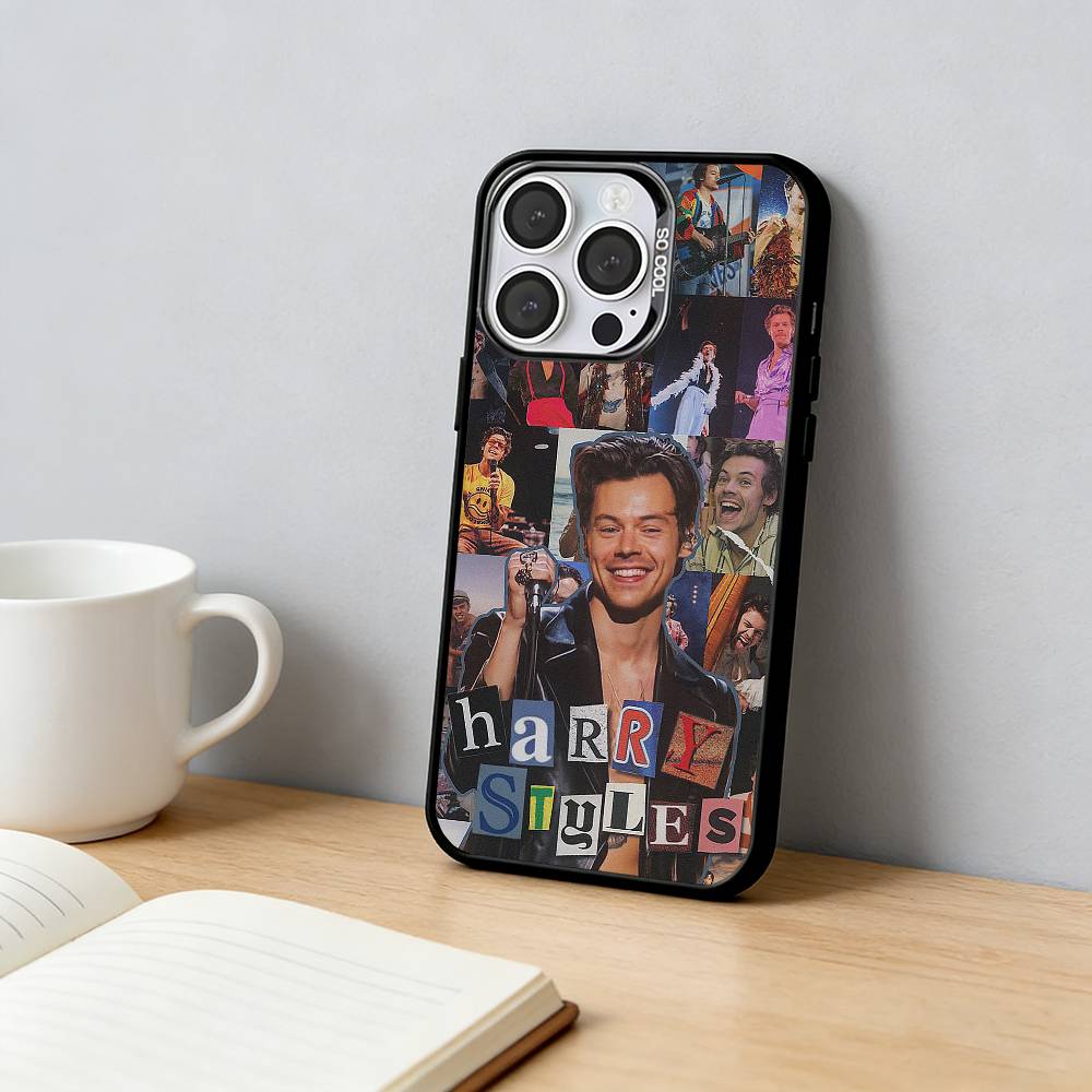

H-HaRRy Music Styles Phone Case For iPhone 17,16,15,14,13,12,11 Plus,Pro Max,XS,Colorful Silver Black Cover iPhone16