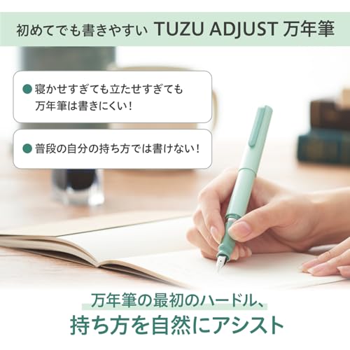 Penna Stilografica Sailor TUZU ADJUST Penna Stilografica Principiante Uso Quotidiano Nero Pennino Medio 11-0549-420
