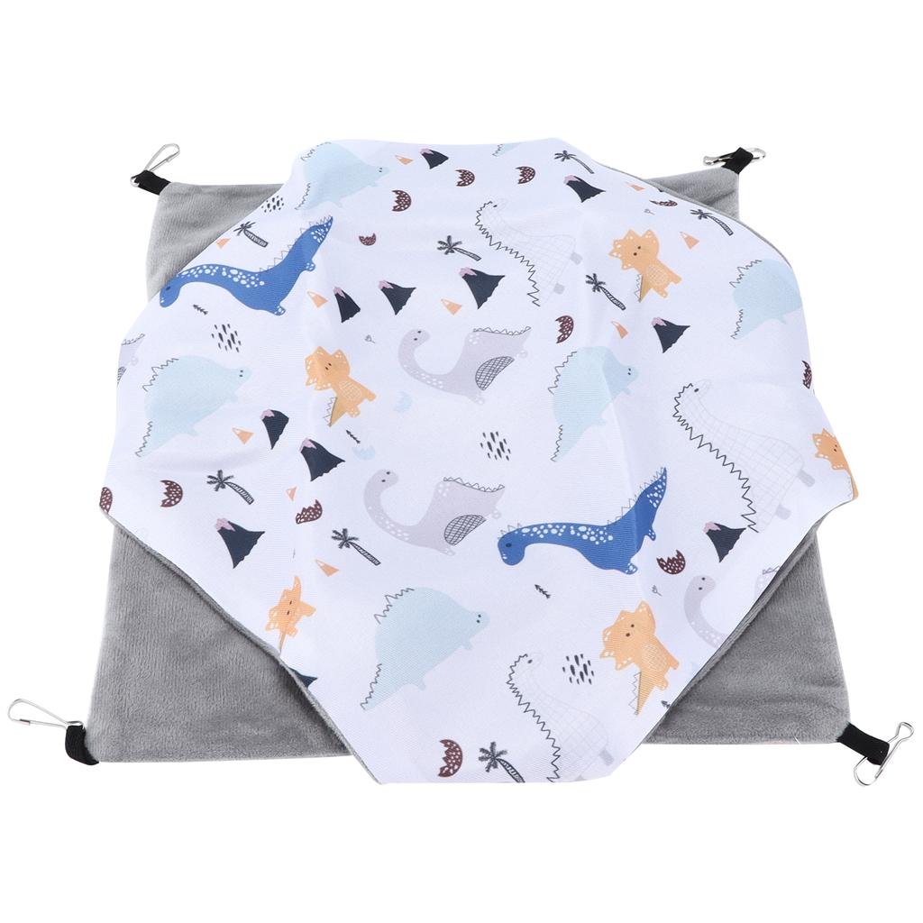 Pet Hamster Hanging Hammock Bunkbed Small Pet Bed Toy Suitable for Hamsters Mice White Rats and Other Small PetsL