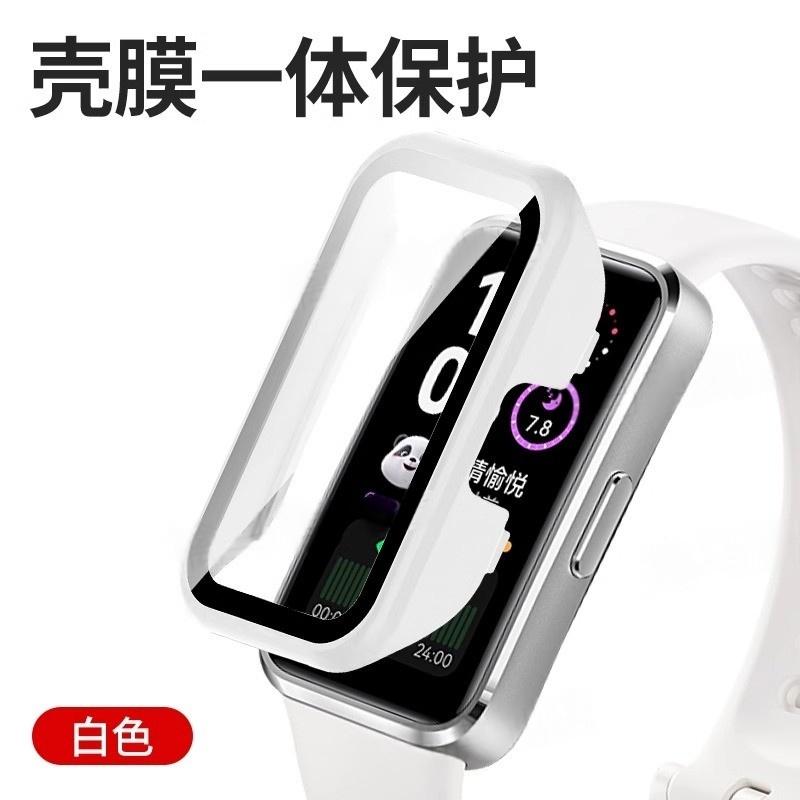 Glass+Case for Huawei Band 10 9 8 Tempered Glass Screen Protector & Hard PC Protective Bumper for Huawei Band10/9/8 Accessories