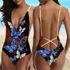 Hot Selling and Popular Women's Fashionable Butterfly Printed Camisole with Backless Swimsuit