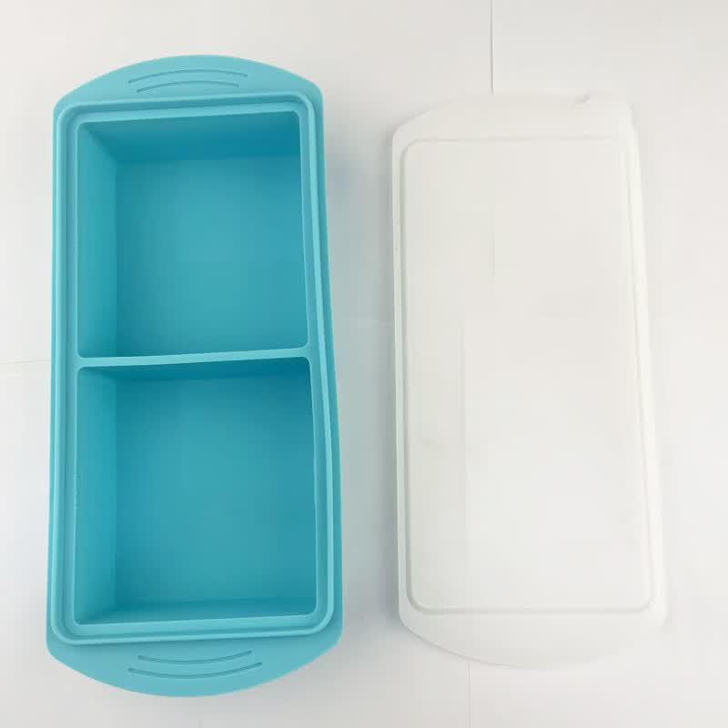 Di Ruien Silicone Ice Cube & Food Storage Container with Lid