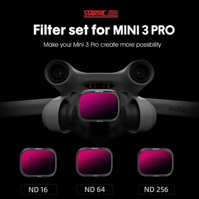 3 buc. ND16/64/256 Filtru Optical Sticla Gradient Dimming Lens Drone Camera Accesorii Compatibile Pentru