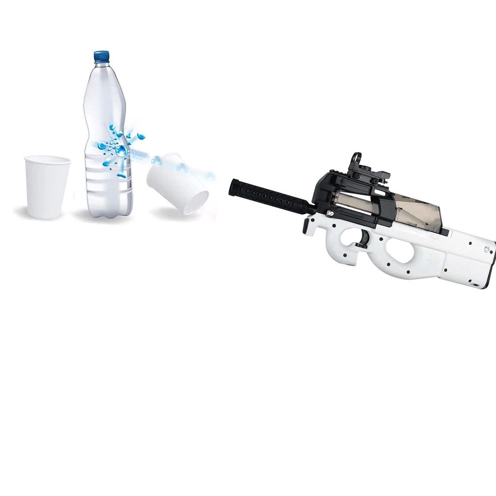 Electric Gel Ball Blaster Toy , Splatter Ball Blaster With 5000  Water Bullets Beads & Goggles, High Performance Assembled Automatic Toy For Outdoor