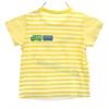 Familiar Made In Japan Freight Train Short Sleeve T-shirt 90 Yellow Kid's Used