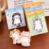 30sheets Ins Cartoon Cat Memo Note Specialty Sticky Notes Cute Girl Message Memo Pad Student High-looking Stationery N Times