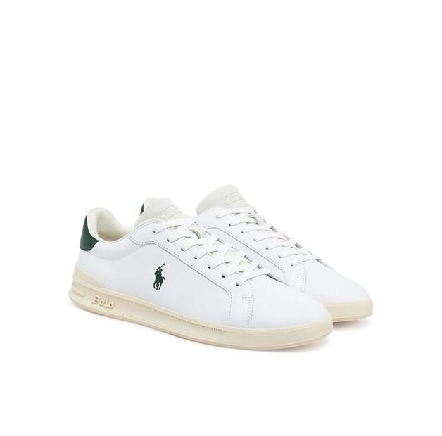 Мужские кроссовки Polo Ralph Lauren Heritage court ii 809960929001 белые