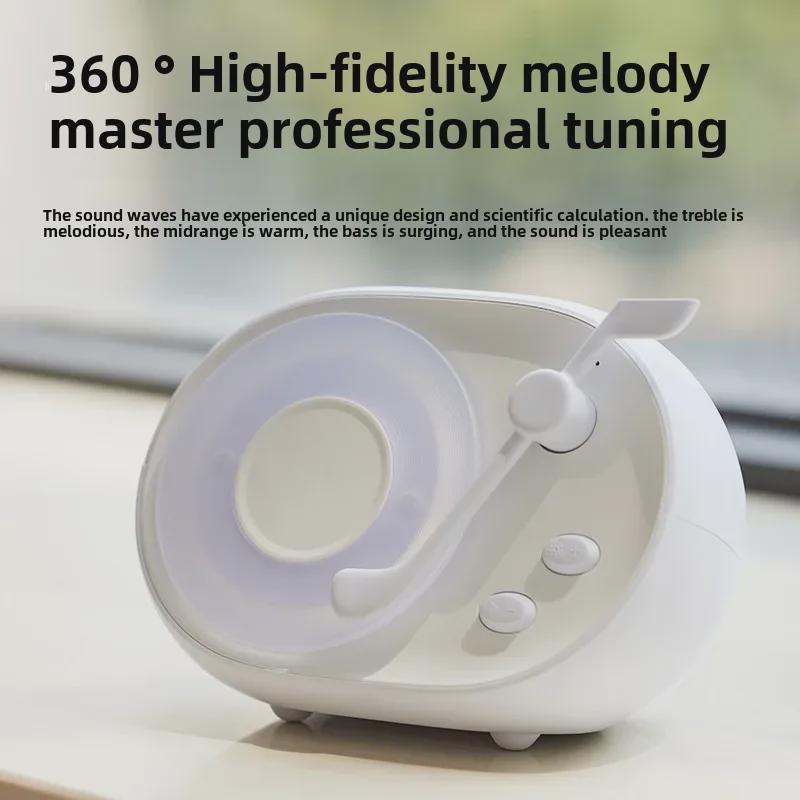 LK10 Bluetooth Speaker with Subwoofer & Desktop Atmosphere Light